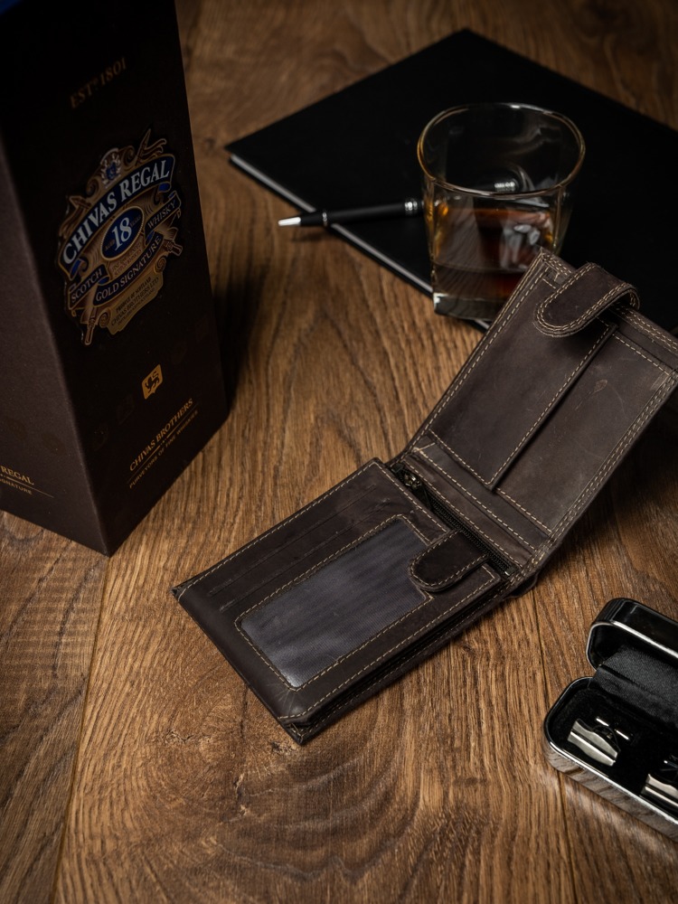 Гаманець чоловічий Buffalo Wild N992L-B-MHU BROWN Гаманець чоловічий Buffalo Wild N992L-B-MHU BROWN